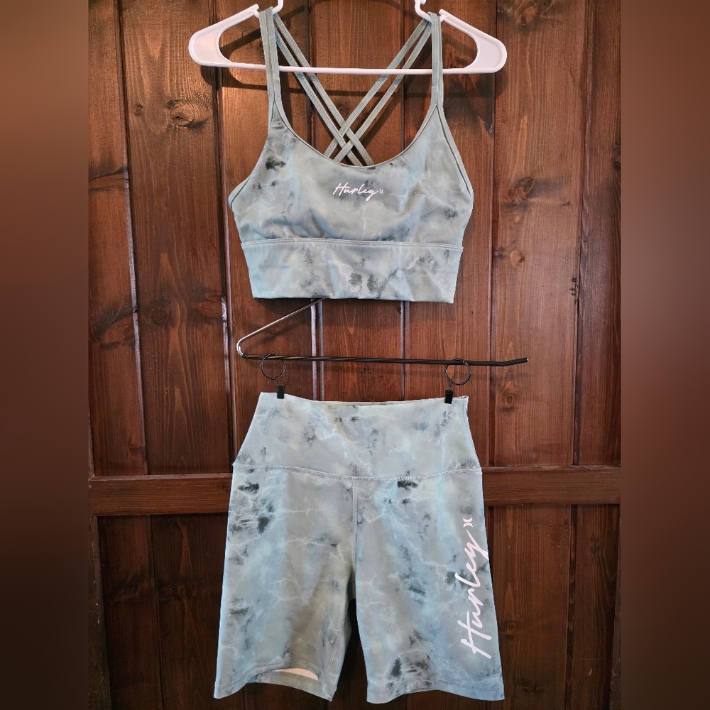 Hurley Blue and Gray Activewear